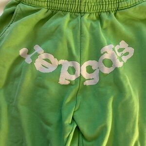 Sp5der Legacy Green Sweats